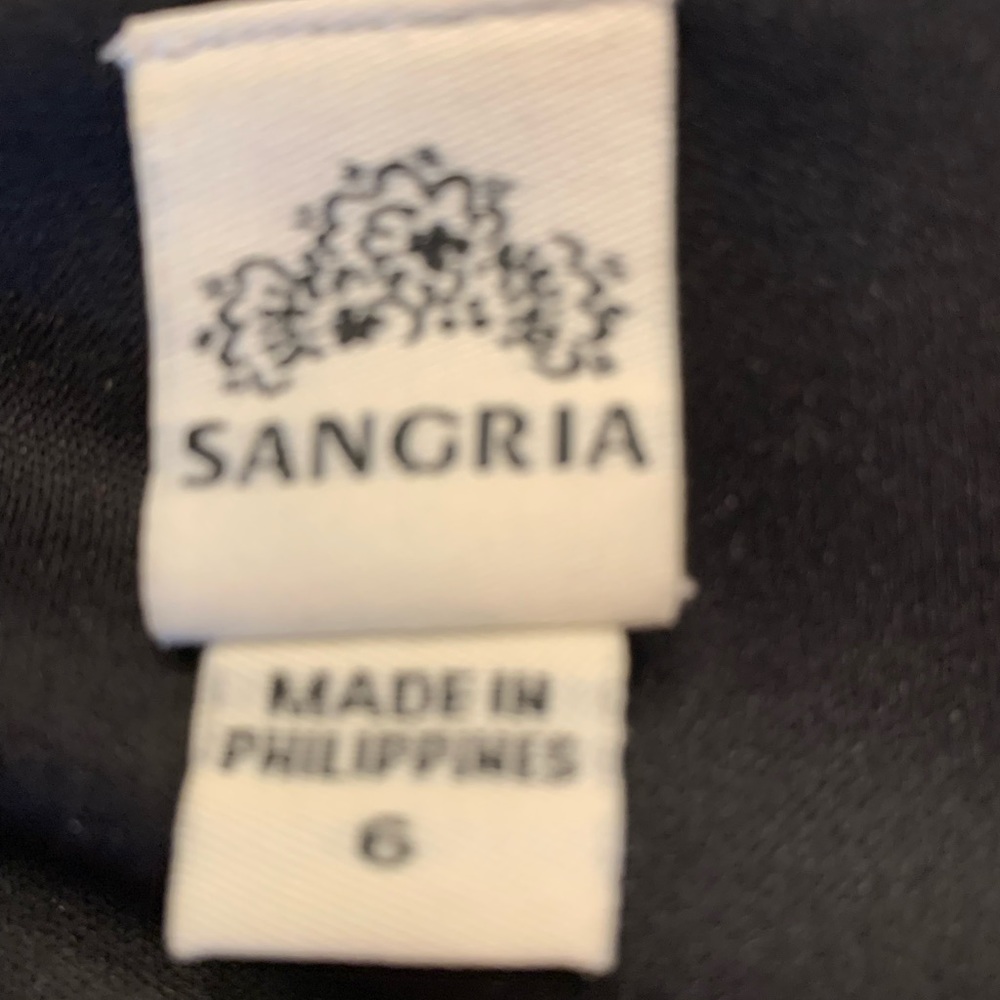 Black Sangria cocktail dress. Size 6